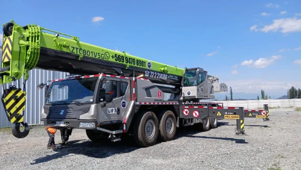 Servicio de grúas telescópicas